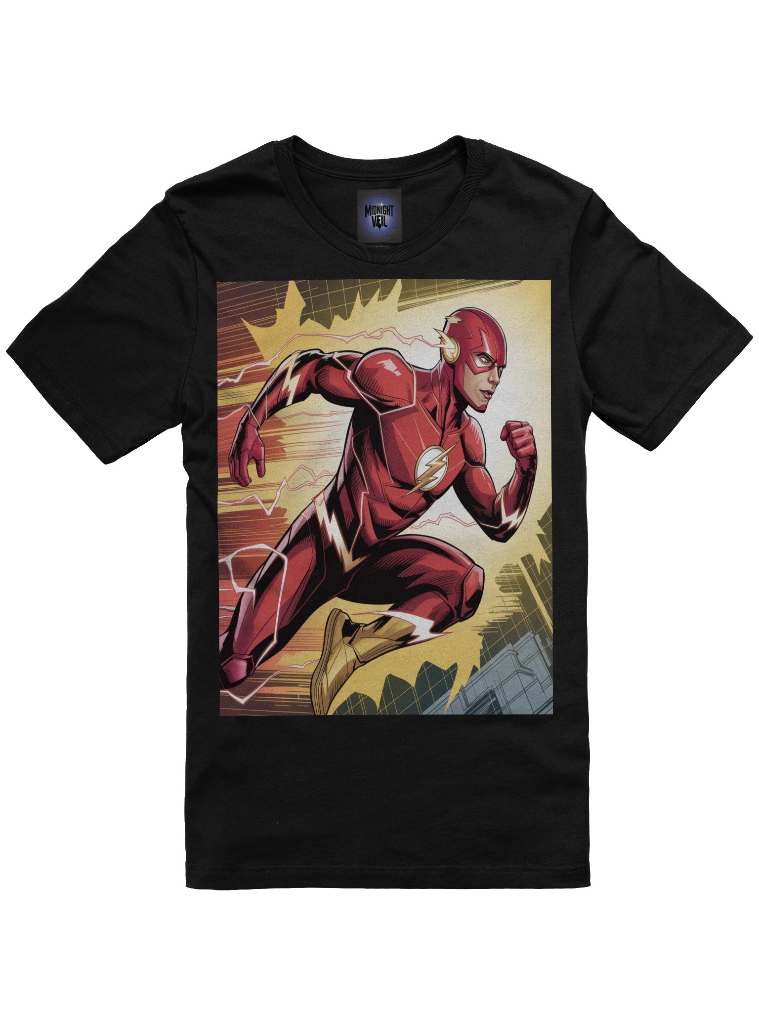 Lightning Surge: The Flash Dynamic Dash T-Shirt product image (3)