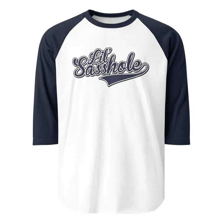 "Sasshole Athletics" Baseball Raglan product image (1)