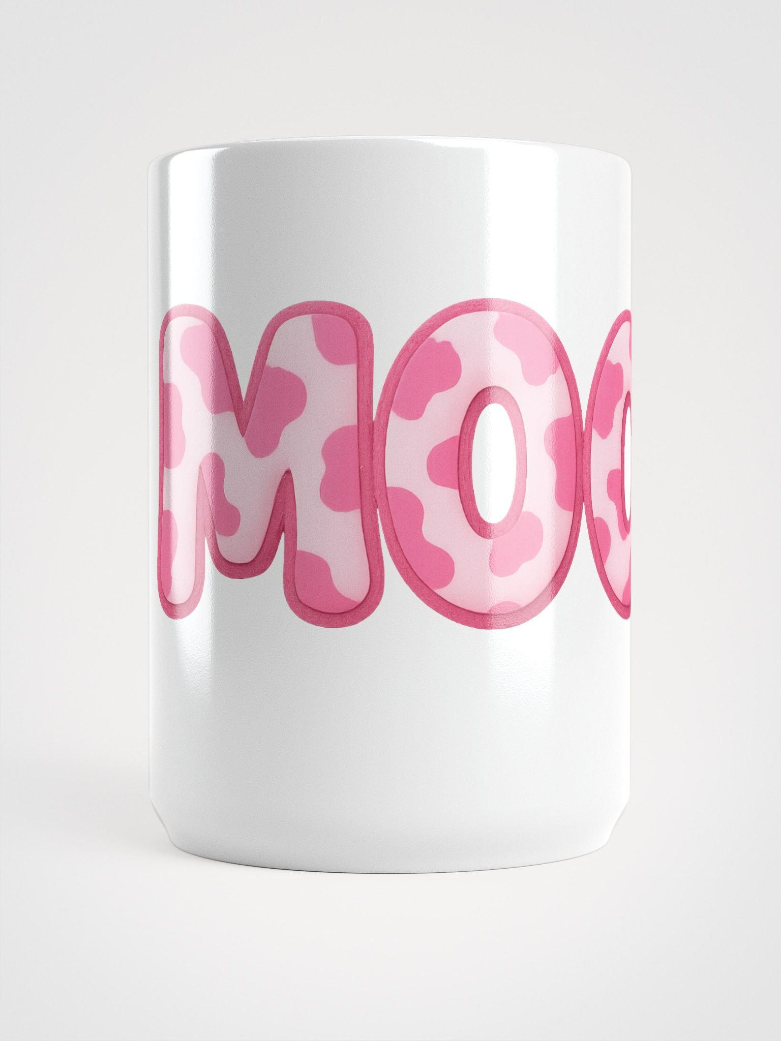 Moo Print White Glossy Mug product image (6)