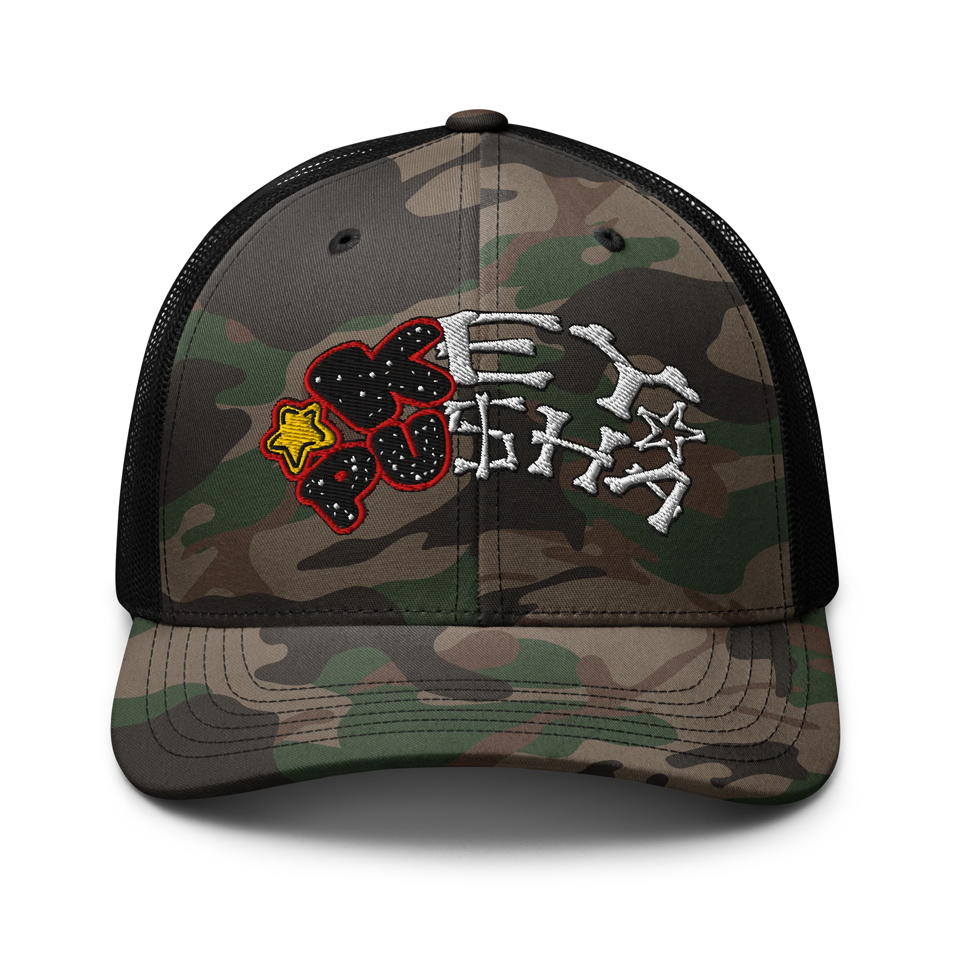 Key Pusha Bones Camo Dad Hat product image (1)