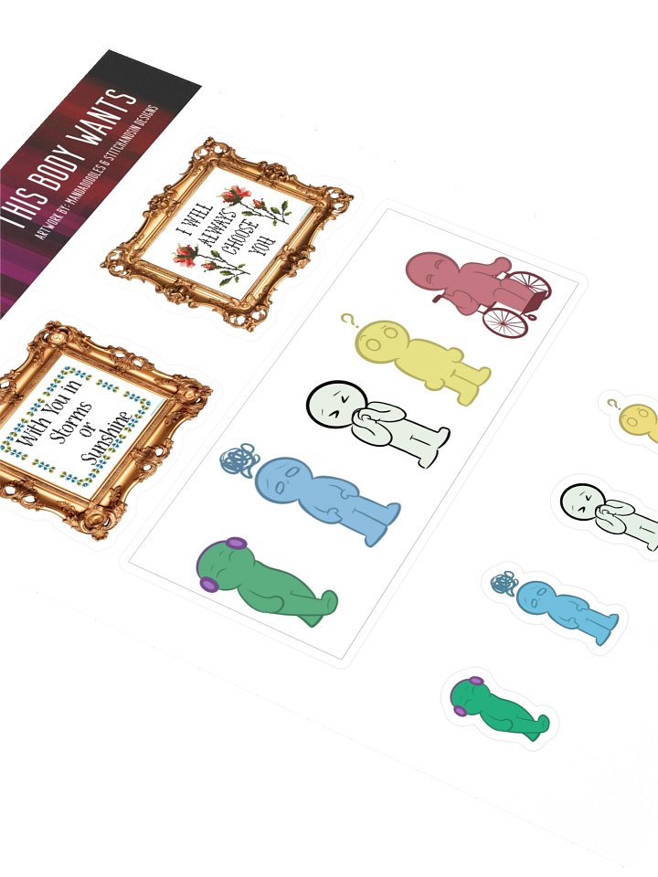 This Body Wants - Kiss Cut Sticker Sheet 2 product image (2)