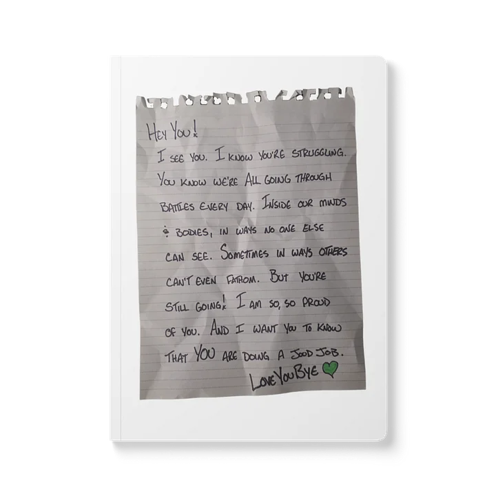 LoveYouBye💚 "Sign Off" Softcover Journal product image (1)