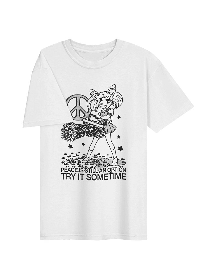 PEACE ! ! T-shirt. white vers. product image (2)