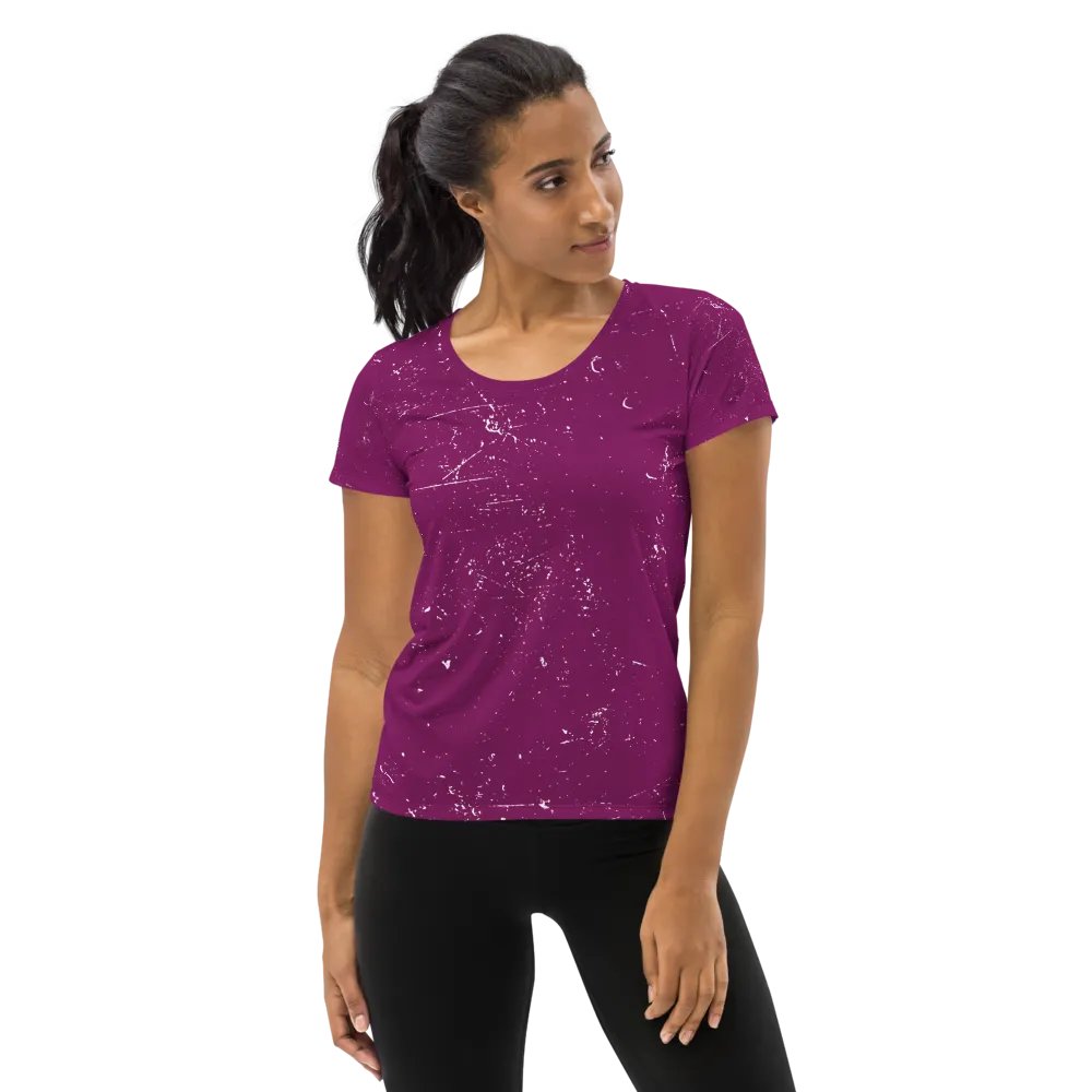 All-Over Print Women's Athletic T-Shirt product image (1)