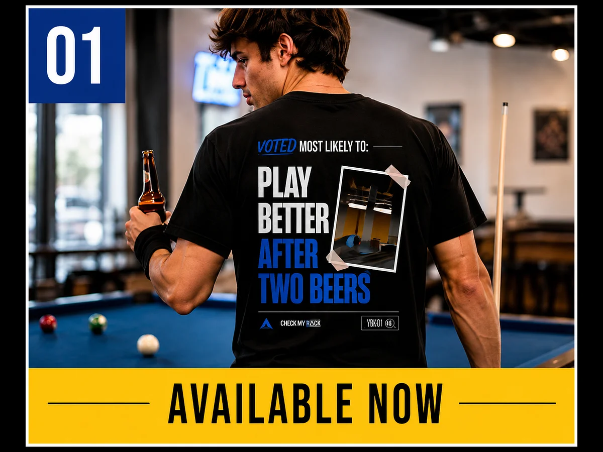 Check My Rack Yearbook Player 01 - Voted Most Likely To Play Better After Two Beers - available now