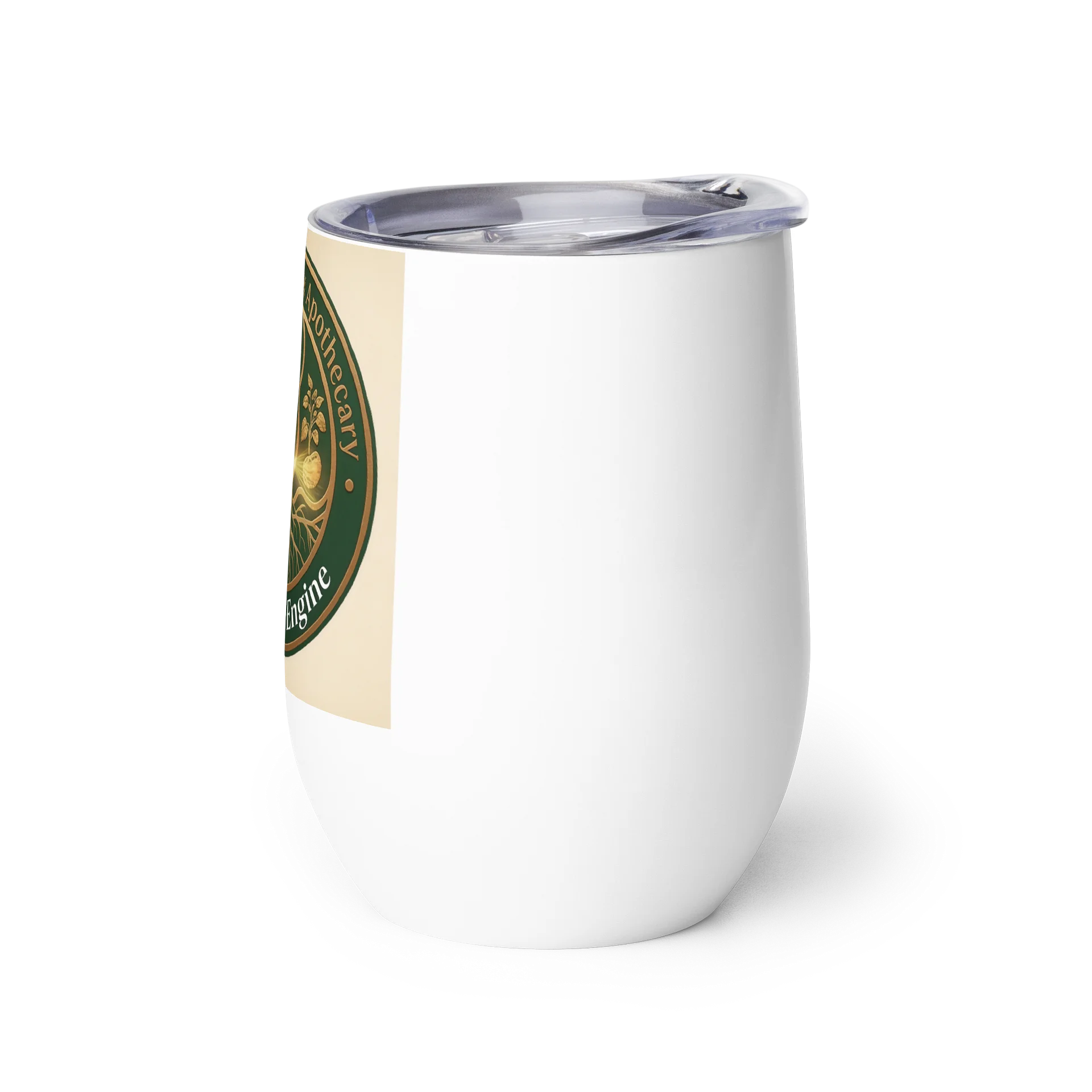 The Living Flow Apothecary Logo Wine Tumbler product image (3)