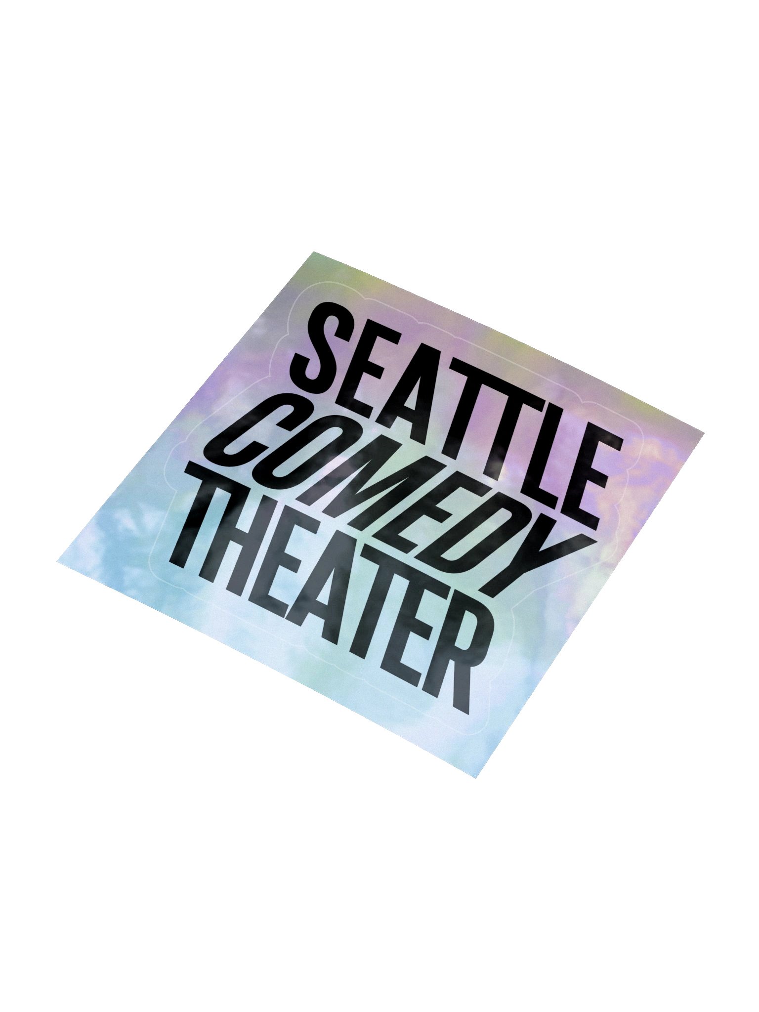 Seattle Comedy Holographic Sticker product image (3)