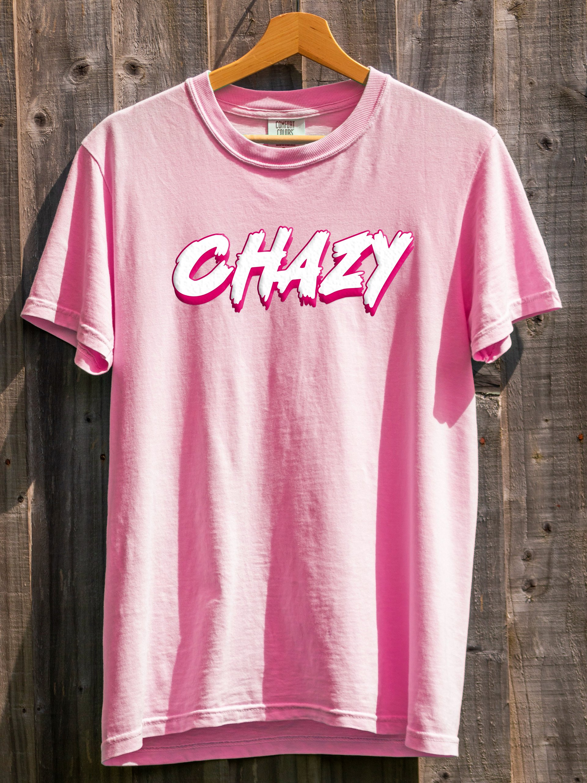 Printed Chazy pink T-shirt product image (9)