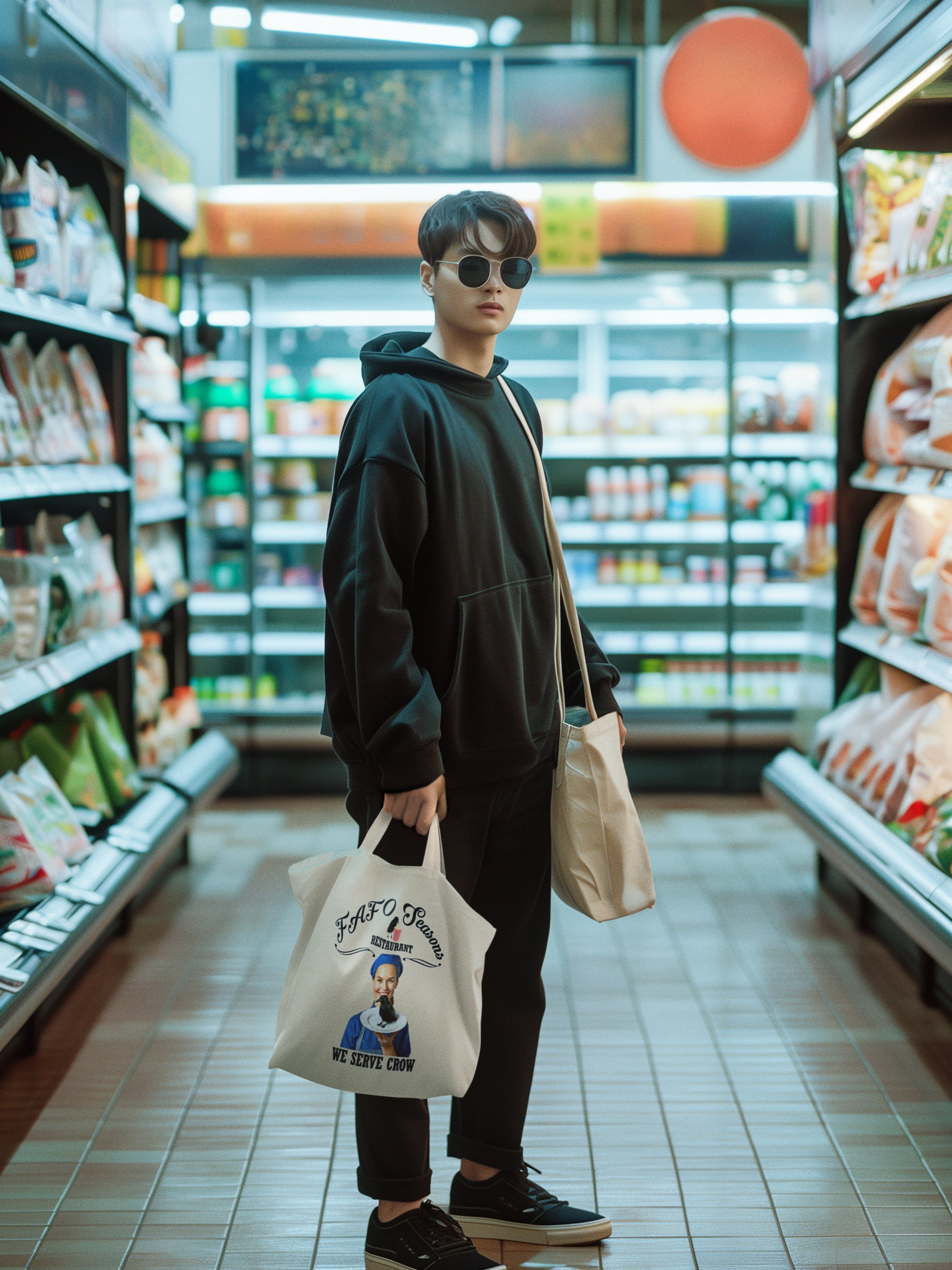 FAFO Seasons Restaurant Tote Bag - Funny Political FAFO Canvas Bag product image (2)
