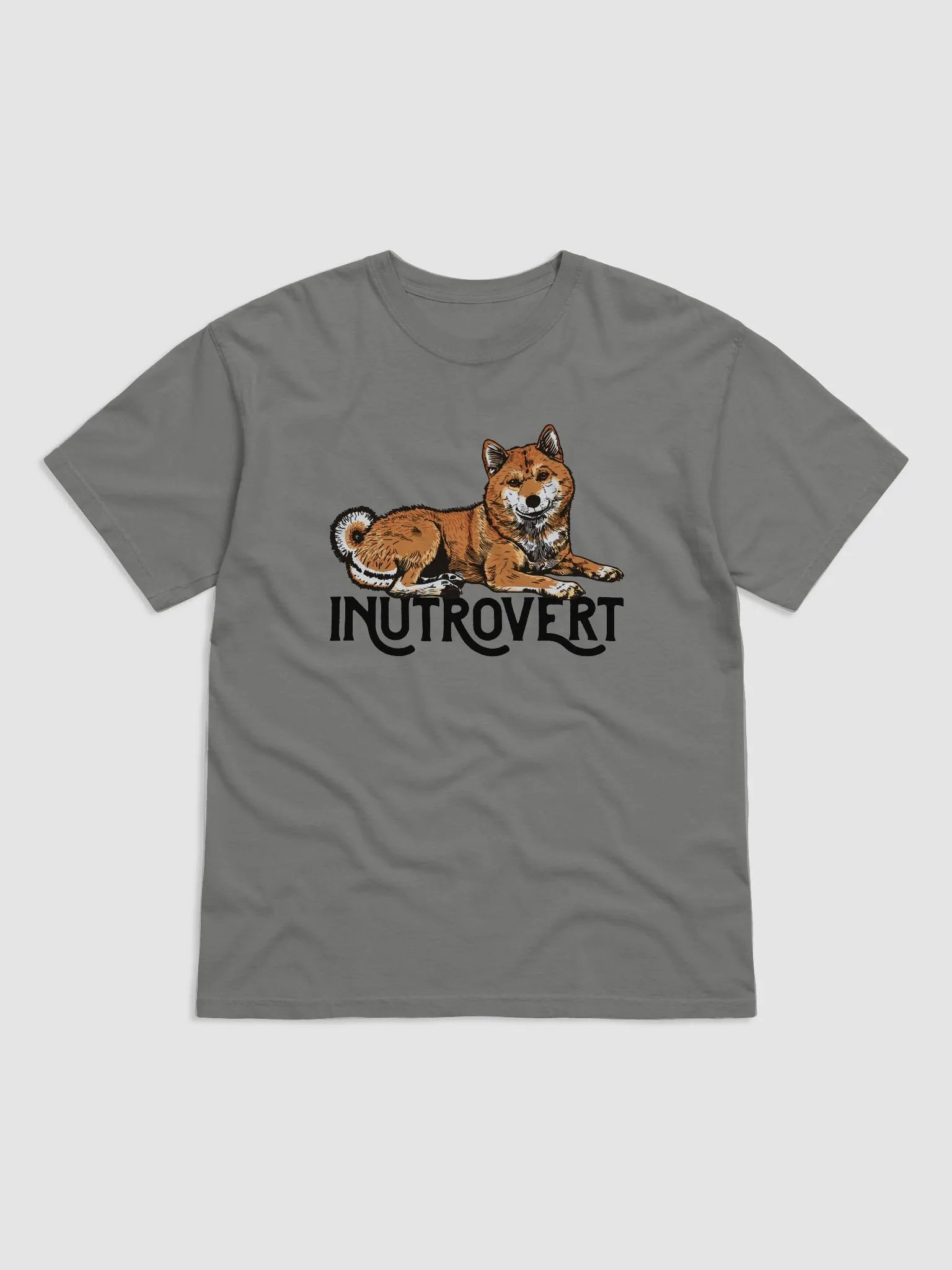 Inutrovert T-Shirt of a Shiba Inu | Funny T-Shirt for Shiba Inu Paw-rents product image (1)