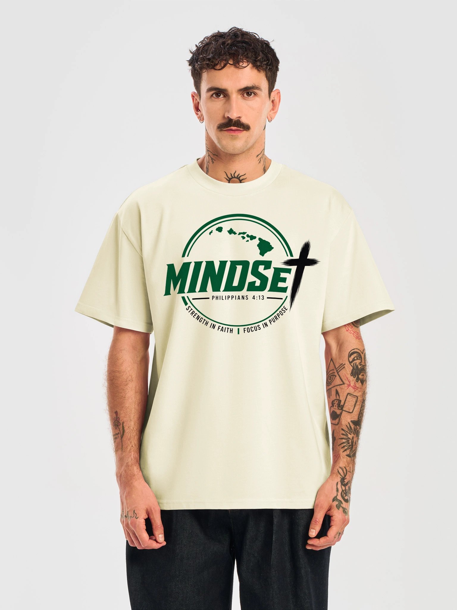 Mndset Built Within Heavy T-shirt product image (5)