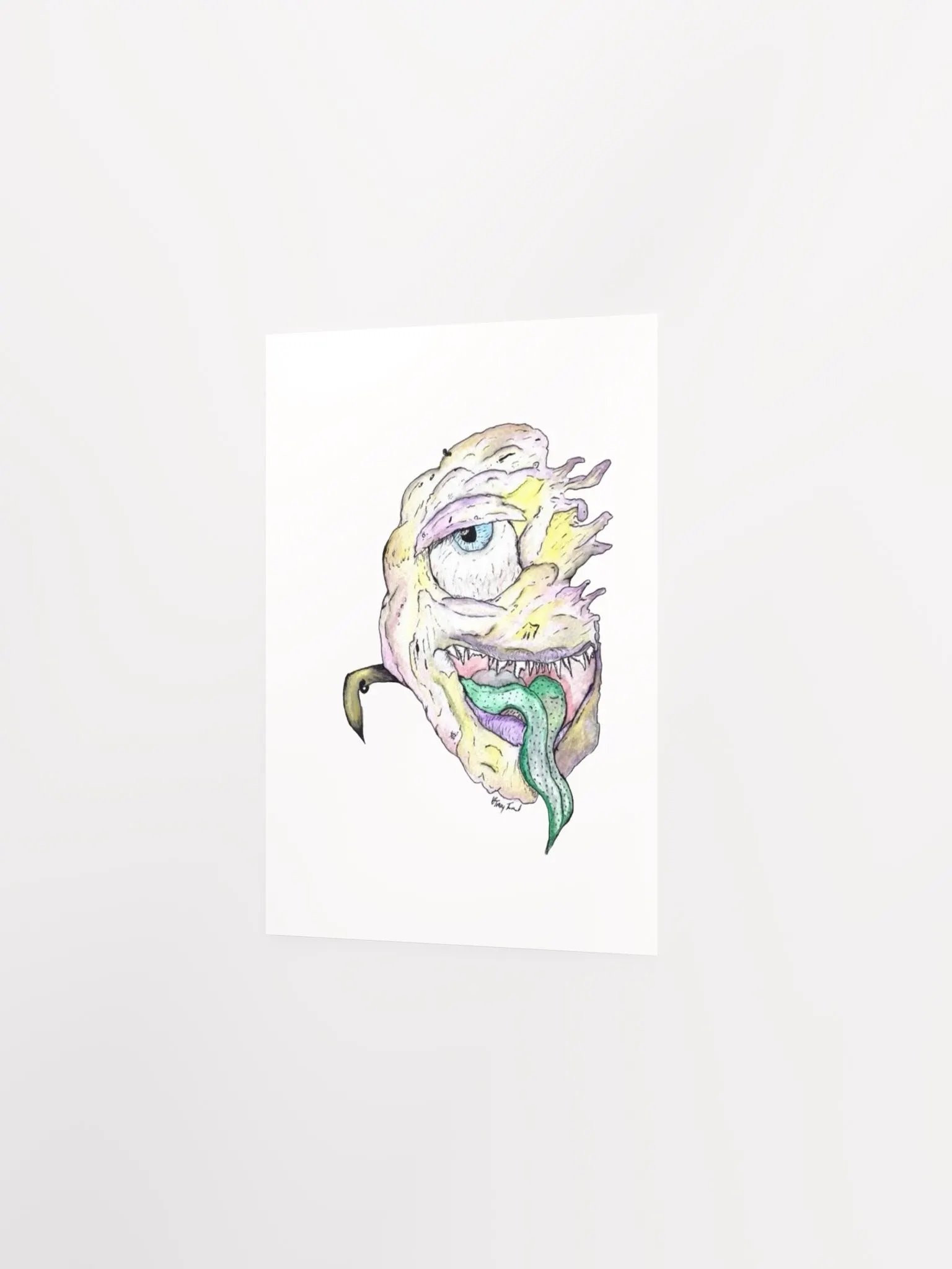 Losing Grip Print product image (2)