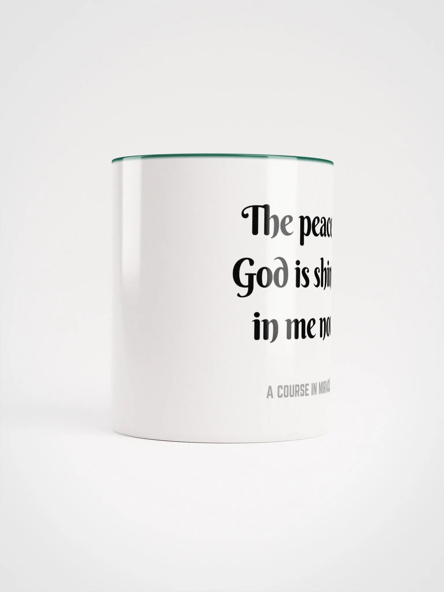 The peace of God is shining in me now - ACIM Inspirational Mug product image (64)