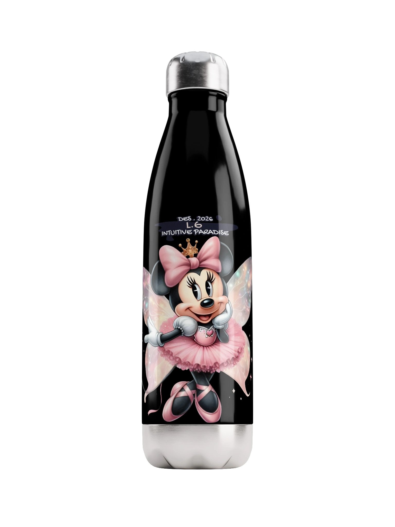 Fairy Ballerina Stainless Steel Water Bottle product image (1)
