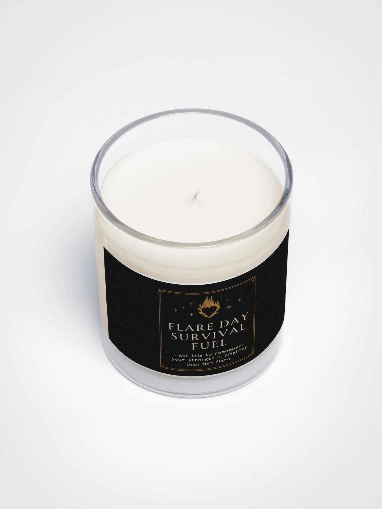 Flare Day Survival Fuel Candle | Chronic Illness Spoonie Recovery Candle product image (3)
