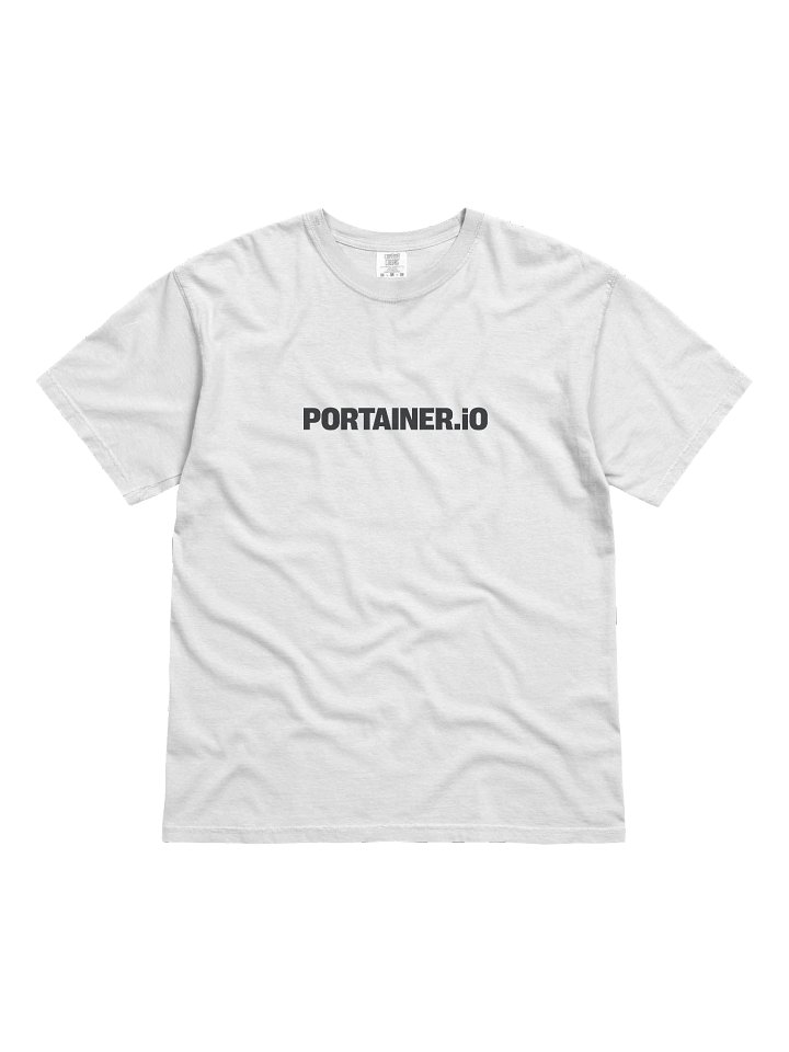 Portainer Tshirt - Kube with no BS - White product image (1)