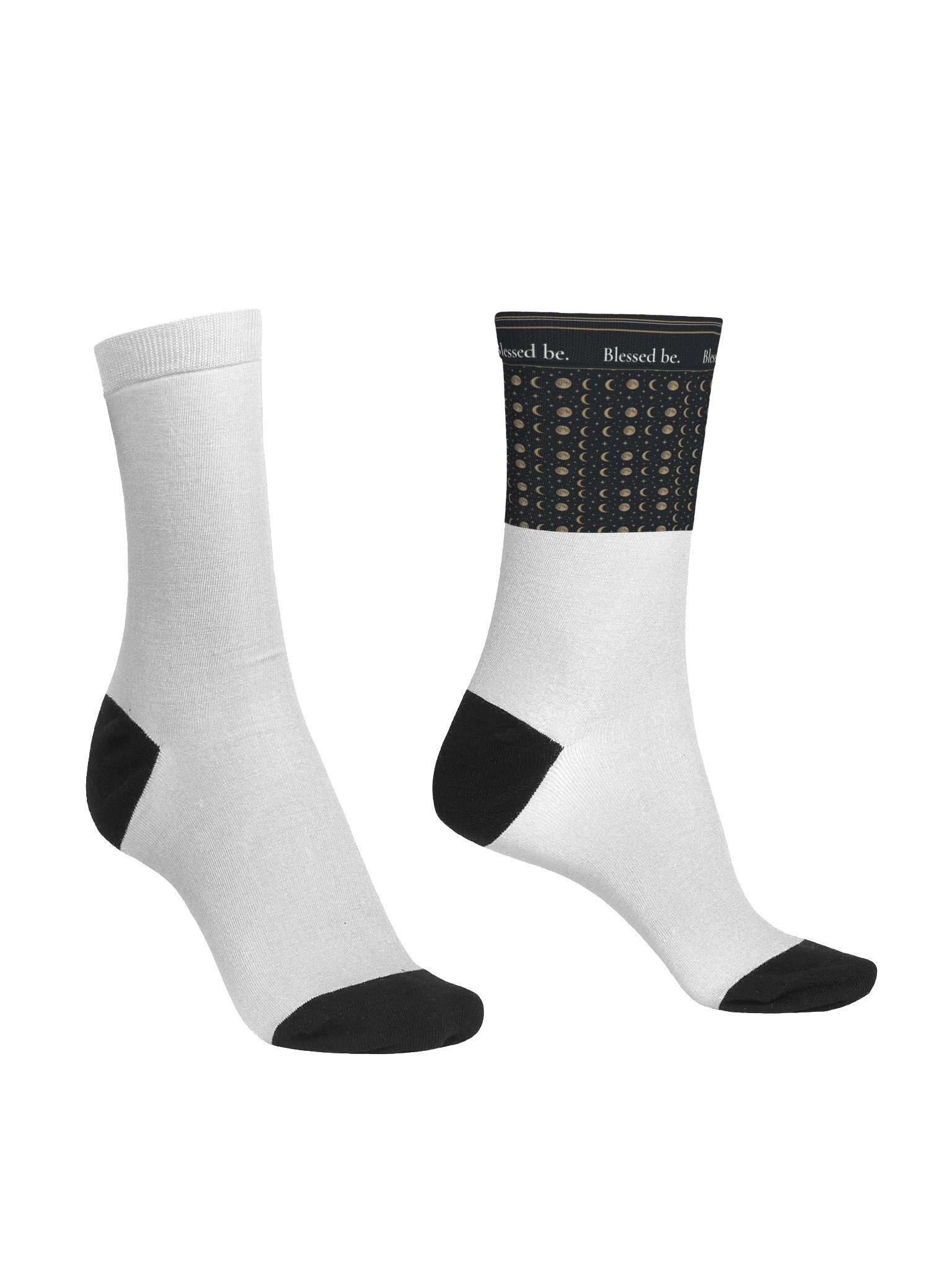 Blessed Be Moon Socks product image (3)