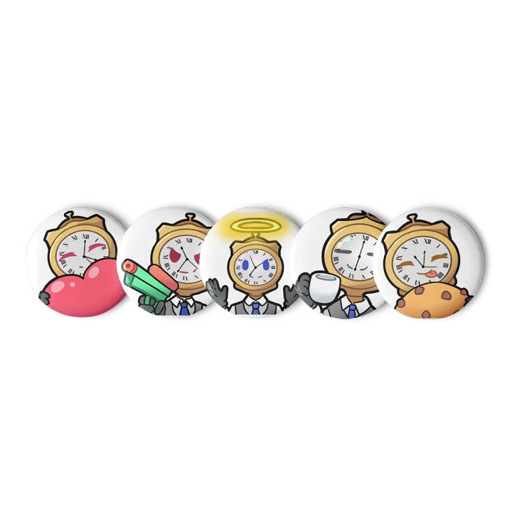 Time Emote Pin Set product image (3)