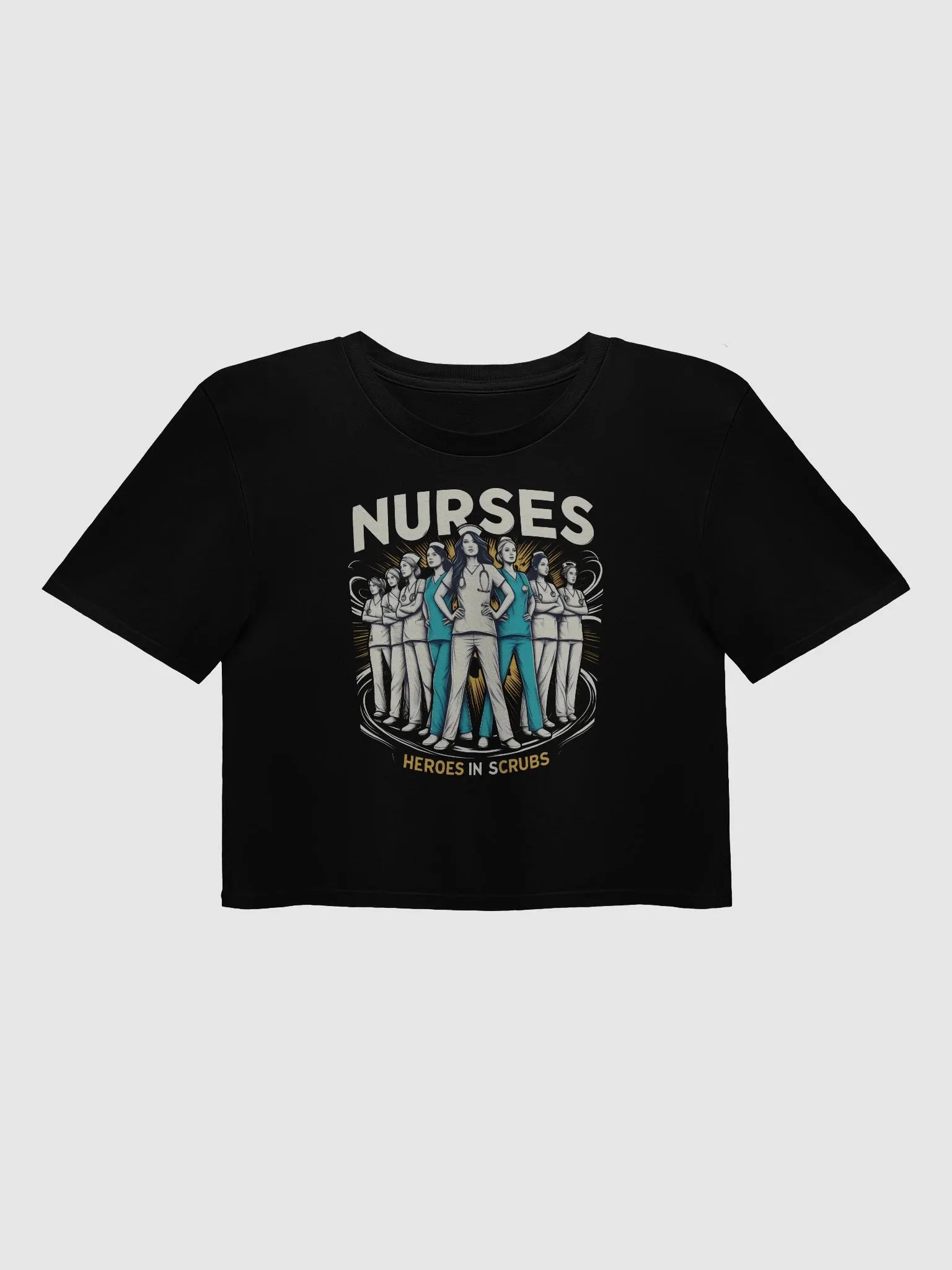 Heroic Nurses Crop Top product image (2)