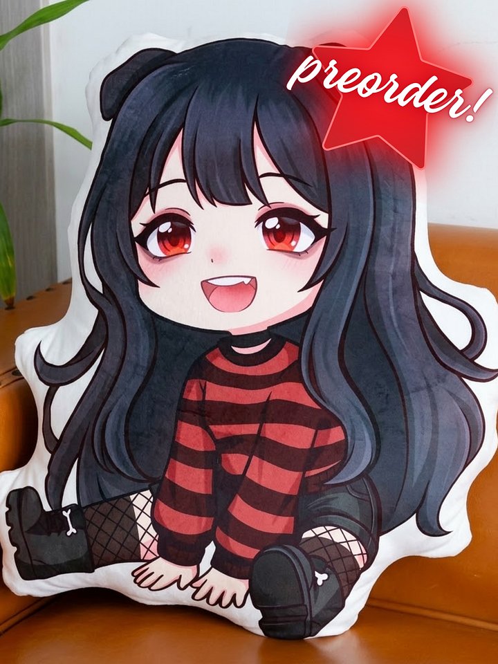 PREORDER: IZANAMI CHIBI THROW PILLOW product image (1)