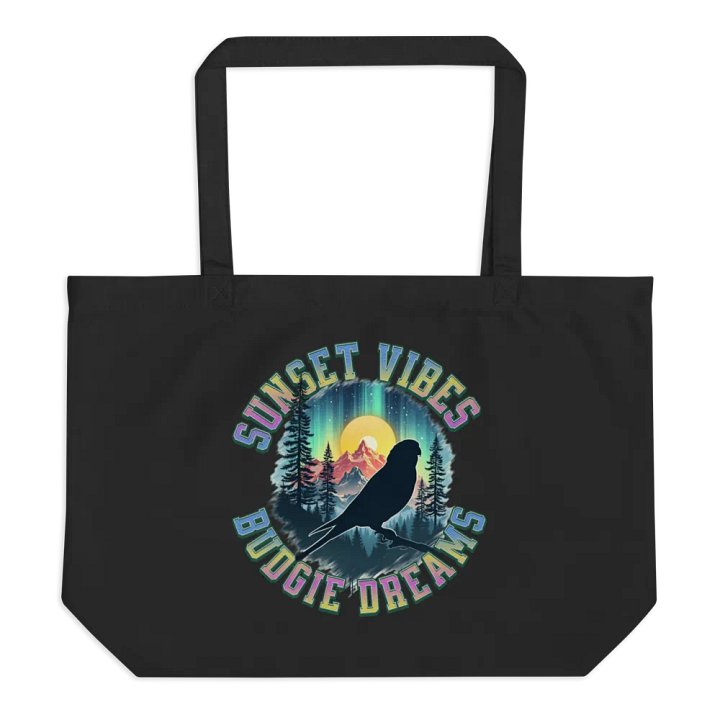 Sunset Vibes Budgie Dreams Organic Tote Bag product image (1)