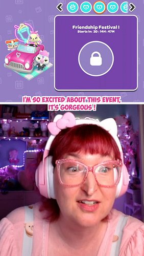 I still can't believe it : MY art is in the game ?!⁠
⁠
Reacting to seeing my Pastel Fluff Collection in the Hello Kitty Islan...