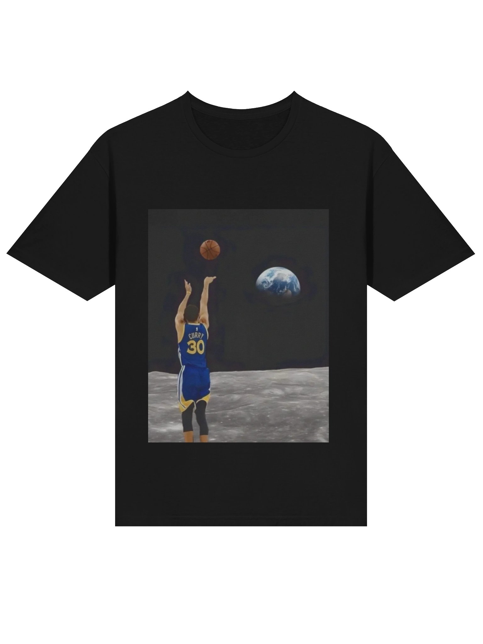 Stephen Curry Shooting From the Moon Shirt product image (2)