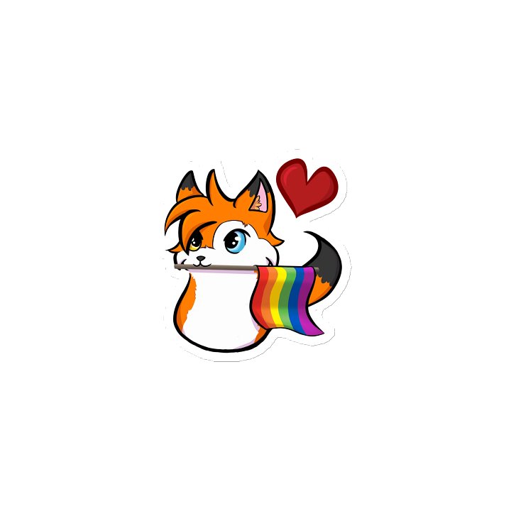 Pride Fox-tato Magnet product image (1)