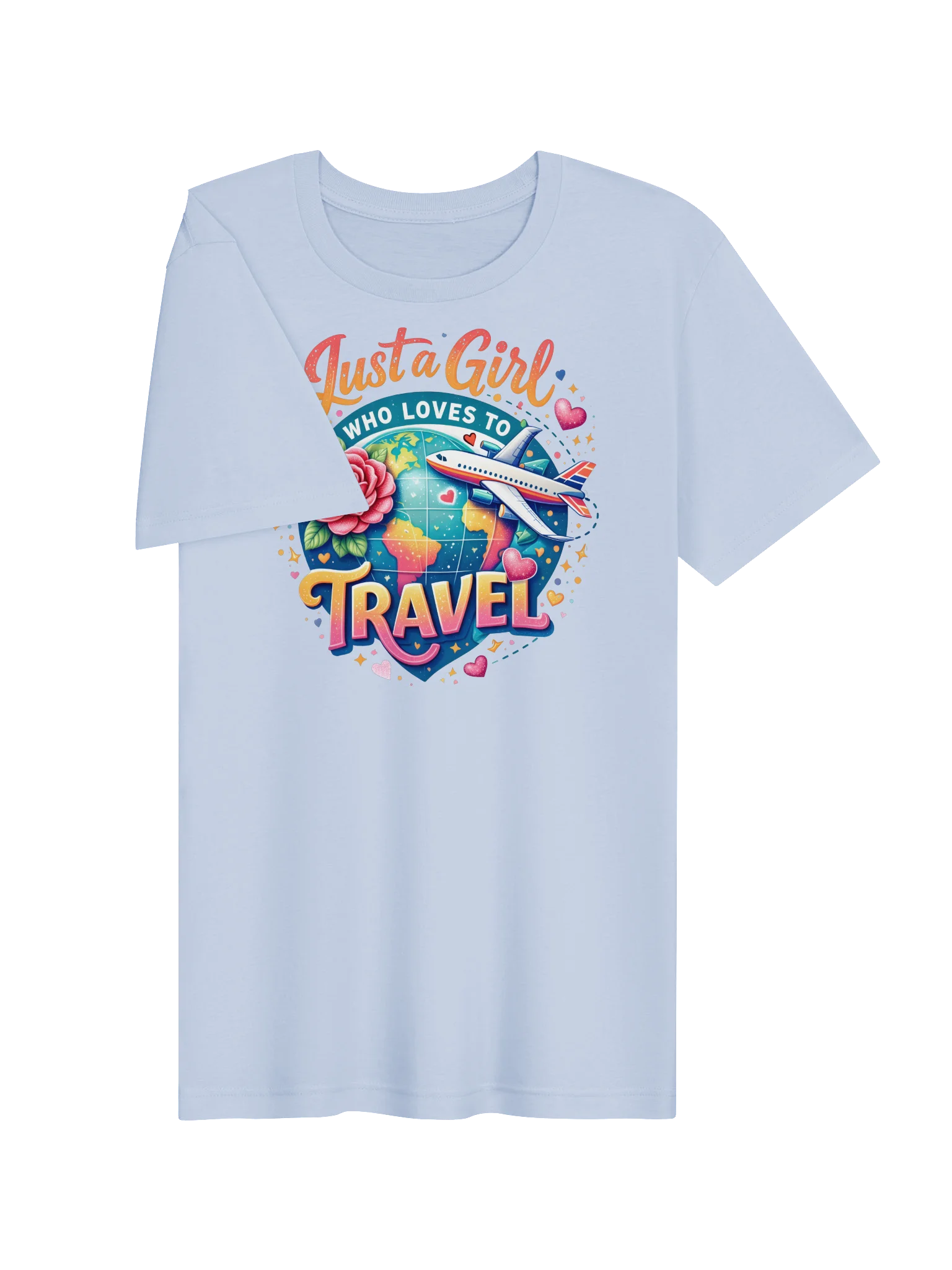 Just a Girl Who Loves to Travel T-Shirt product image (3)