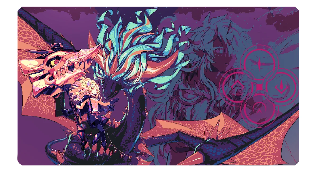 Retro Ecclesia & Fallen Branded Yu-Gi-Oh! Playmat product image (1)
