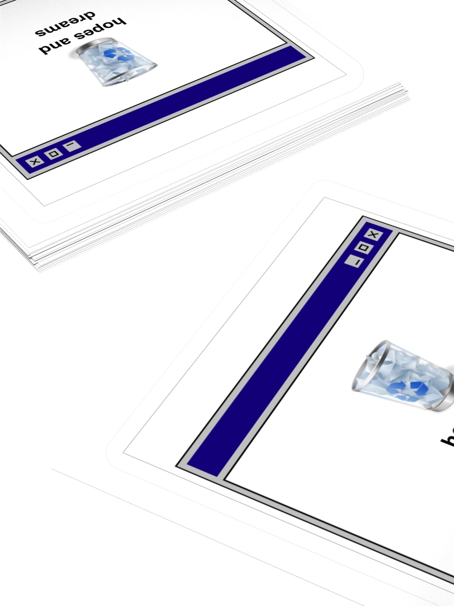 Hopes and Dreams Recycling Bin Sticker product image (4)