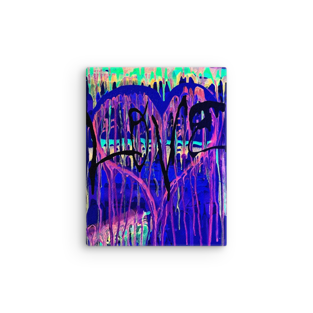 Graffiti Heart UV Canvas Print product image (3)