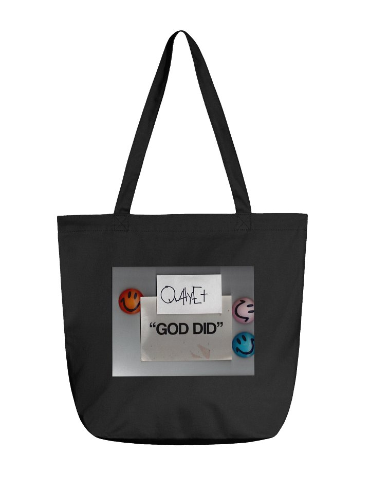QWHYET "GOD DID" Tote Bag product image (2)