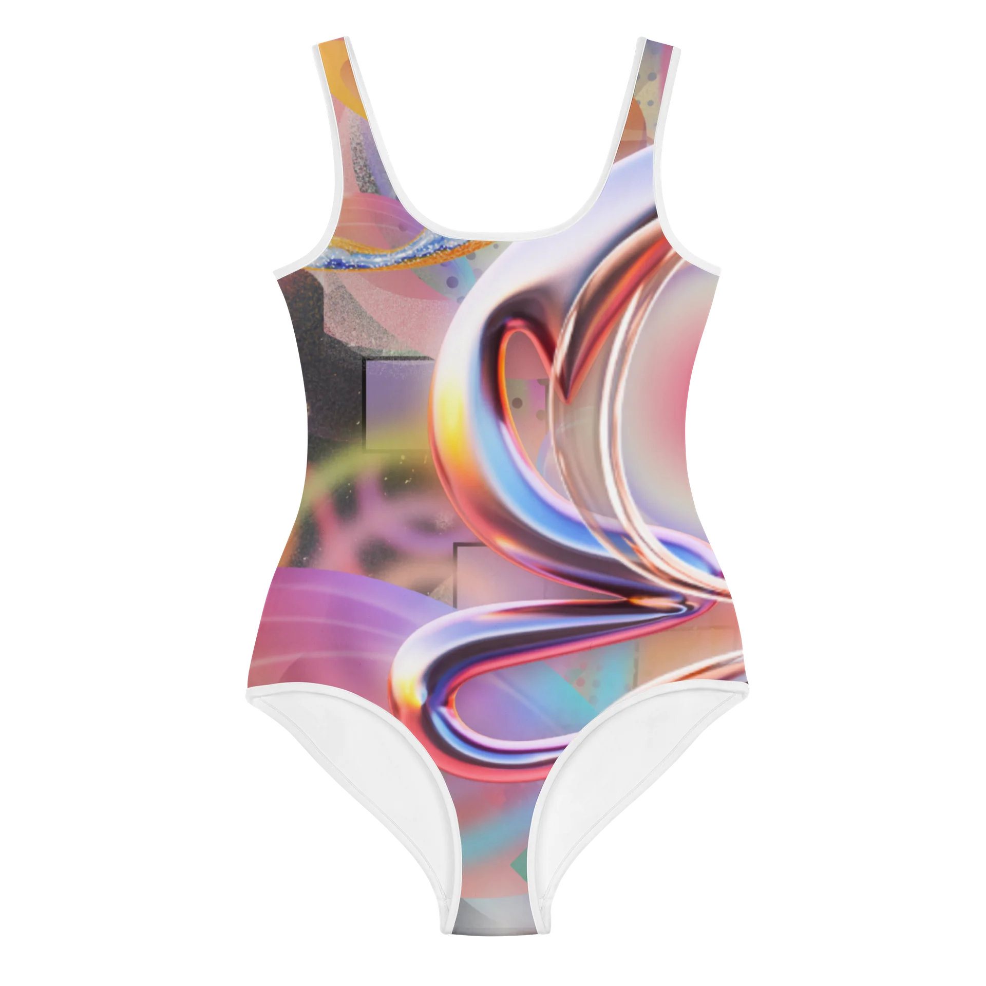 Pastel Abstract Youth Swimsuit product image (1)