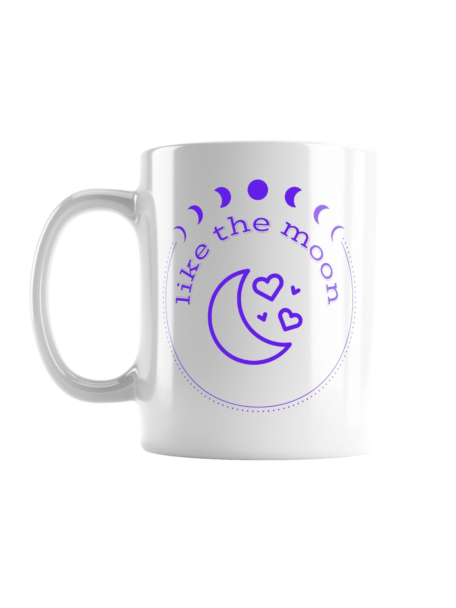 Like the Moon We Live in Phases Mug | Celestial Moon Phase Coffee Mug product image (1)