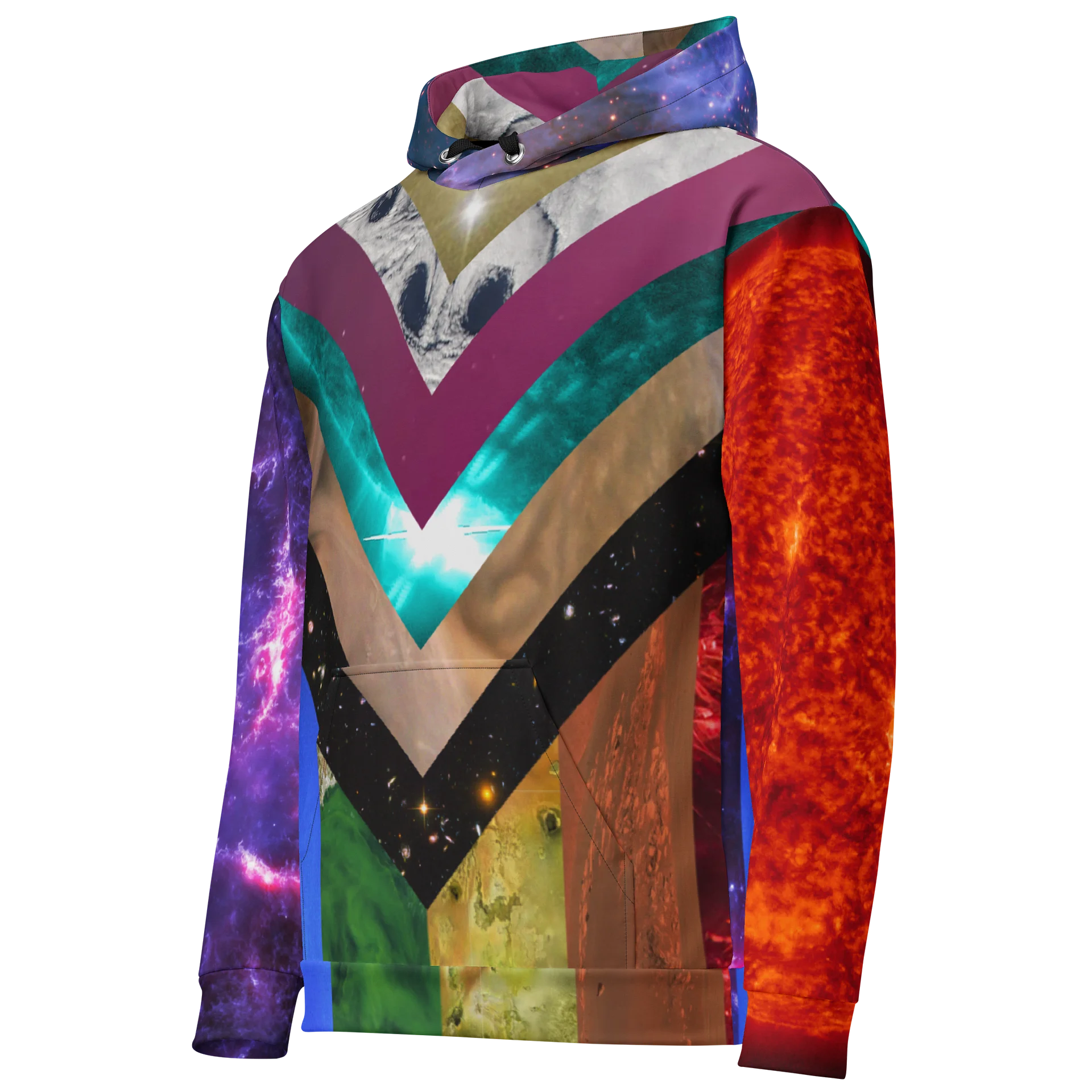 Space Pride Plus-Friendly Hoodie product image (2)