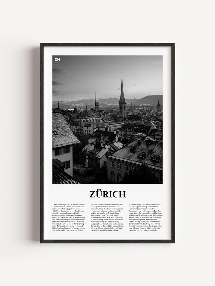 Zurich 03 Newspaper Poster product image (5)