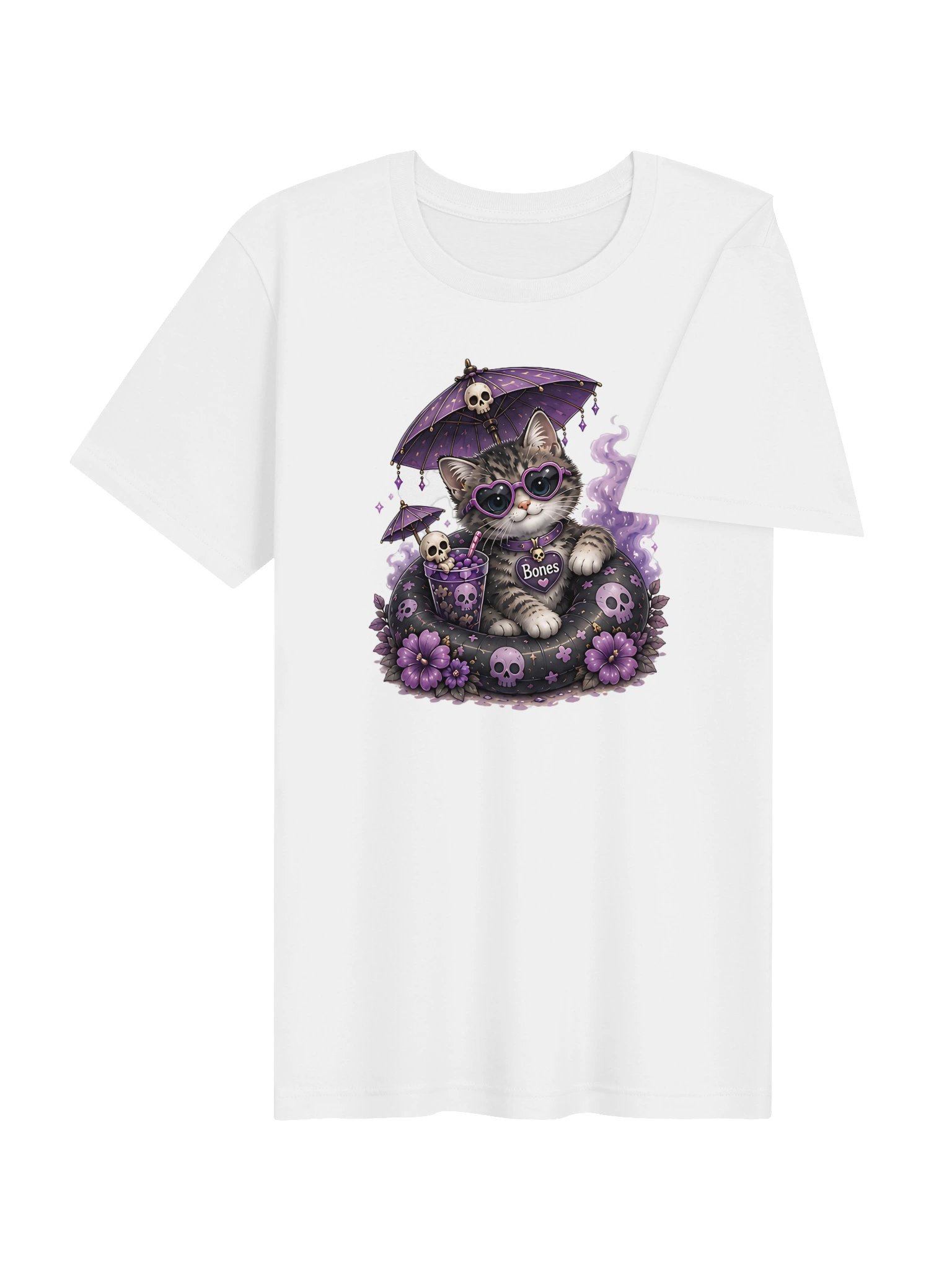 ''Bones the Summer Cat'' Unisex Supersoft T-Shirt product image (7)