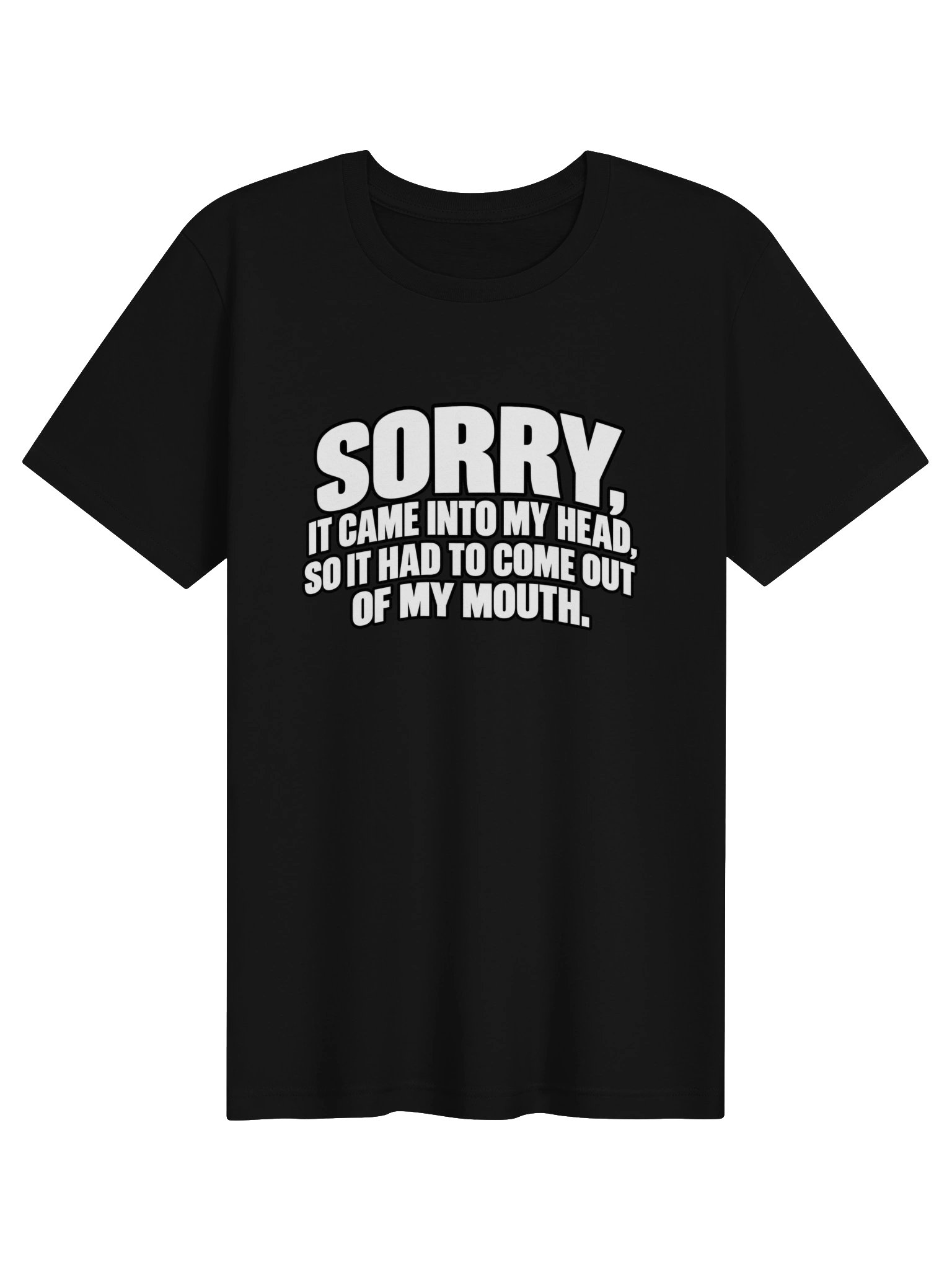 Sorry it came Into my head Tshirt product image (1)
