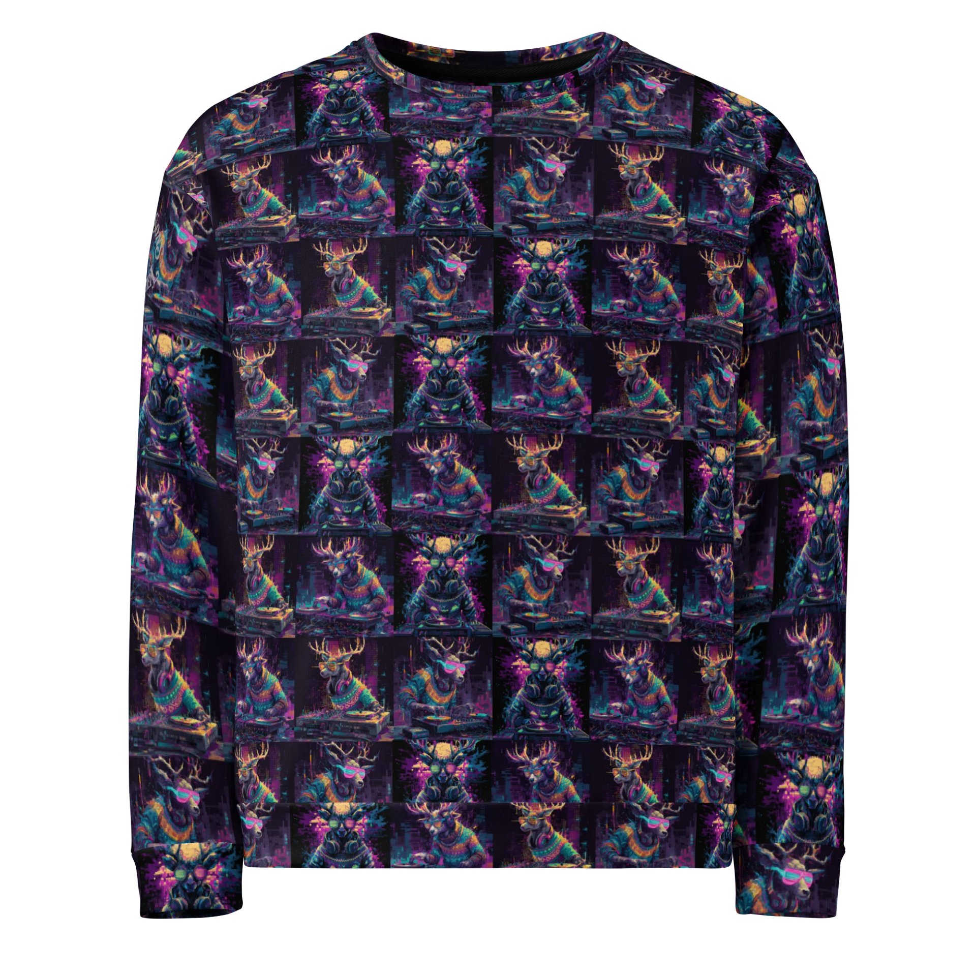 Rising Sons™ DJ Reindeer Ugly Christmas Sweater product image (1)