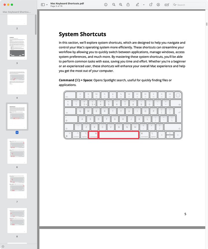 Mac Keyboard Shortcuts - The Ultimate Guide! product image (2)
