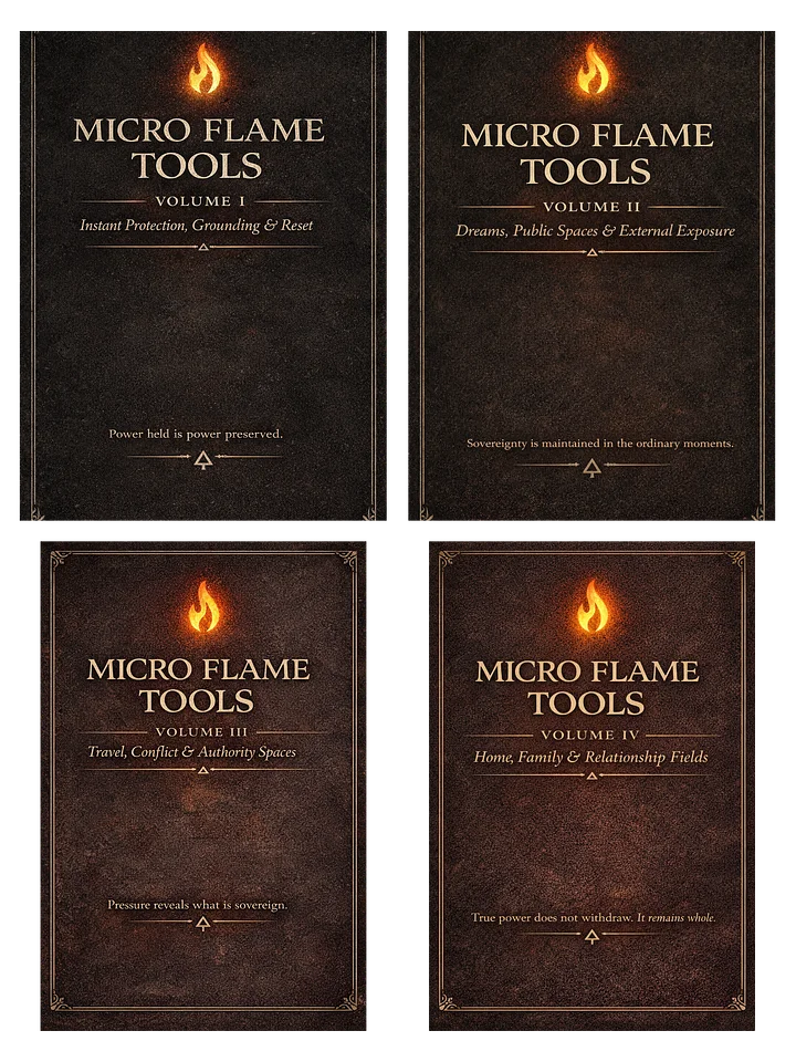 🔒 MICRO FLAME TOOLS  VAULT BUNDLE Instant Regulation, Protection & Reset for Real Life product image (1)