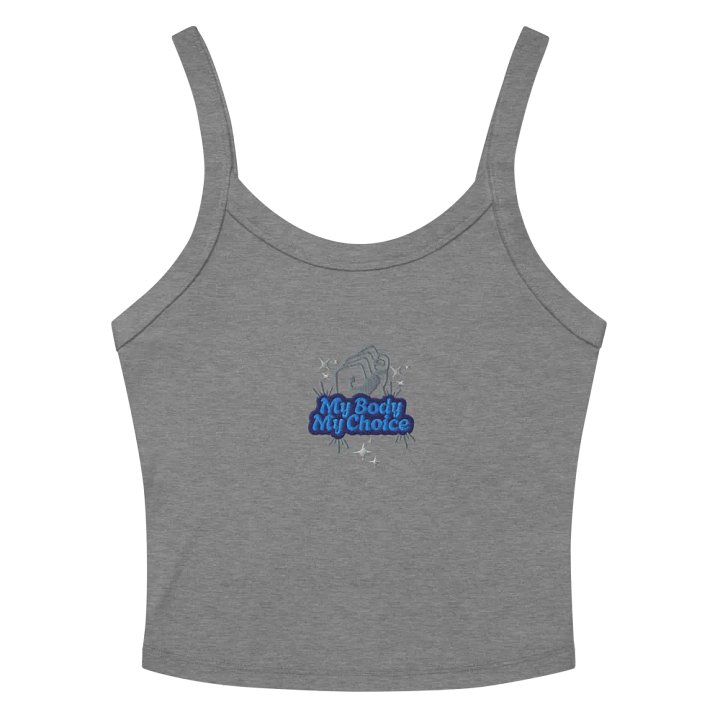 "My Body My Choice" Embroidered Tank Top product image (13)