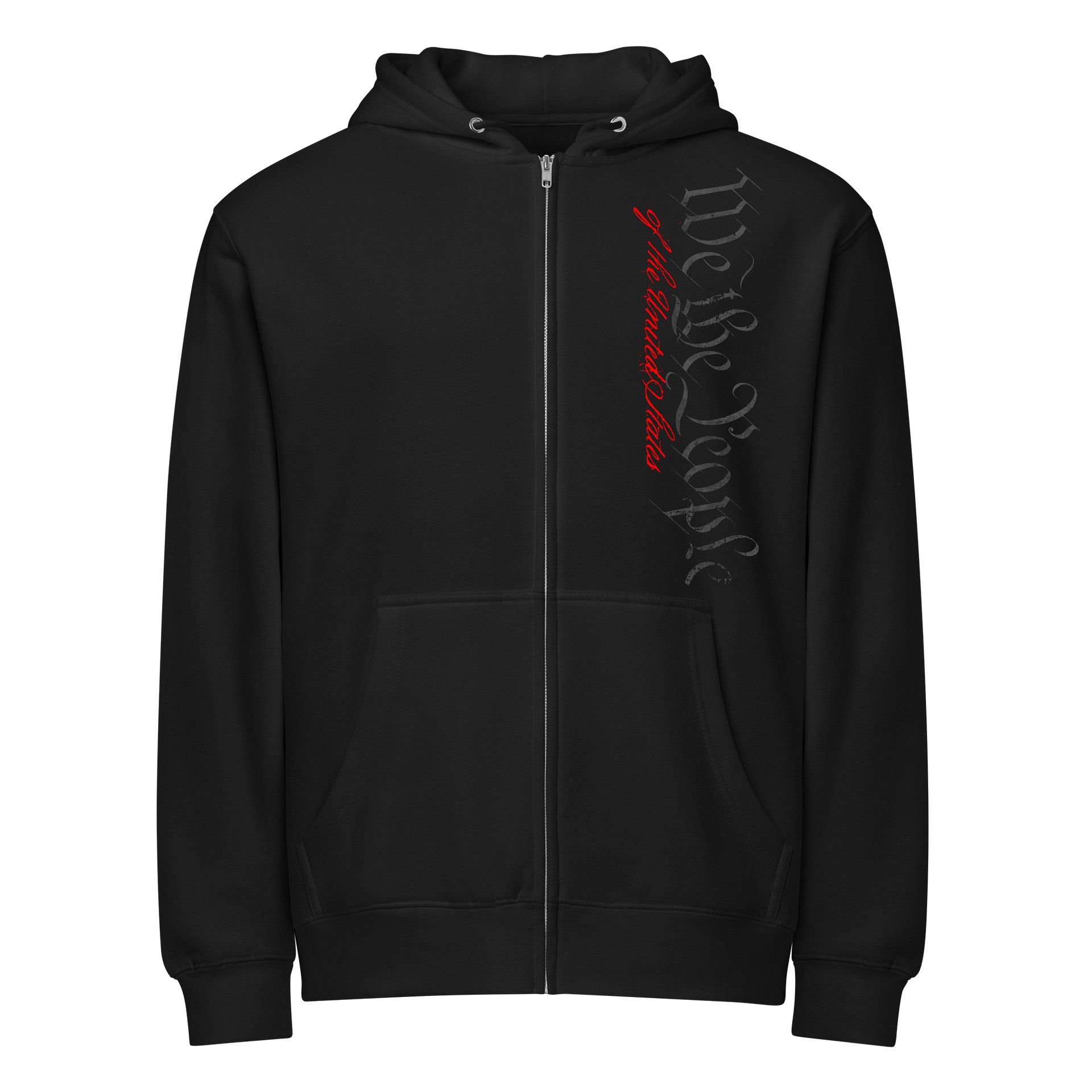 We The People Red Line Onxy Zip Hoodie product image (2)