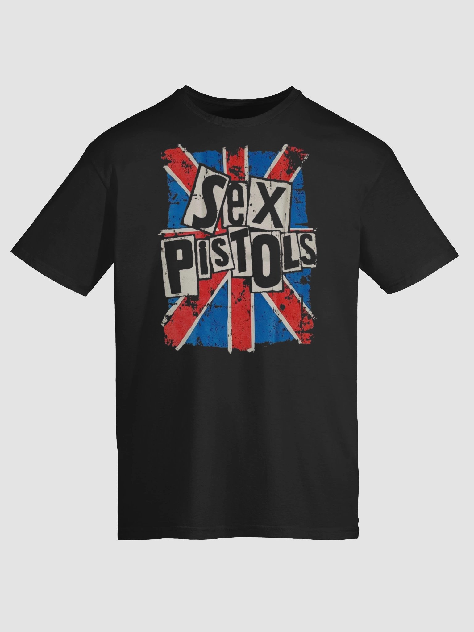 Sex Pistols T-Shirt Union Jack Distressed Vintage 1977 | Johnny Rotten Sid Vicious Punk Rock Graphic Tee | Never Mind The Bollocks Collector Shirt product image (7)