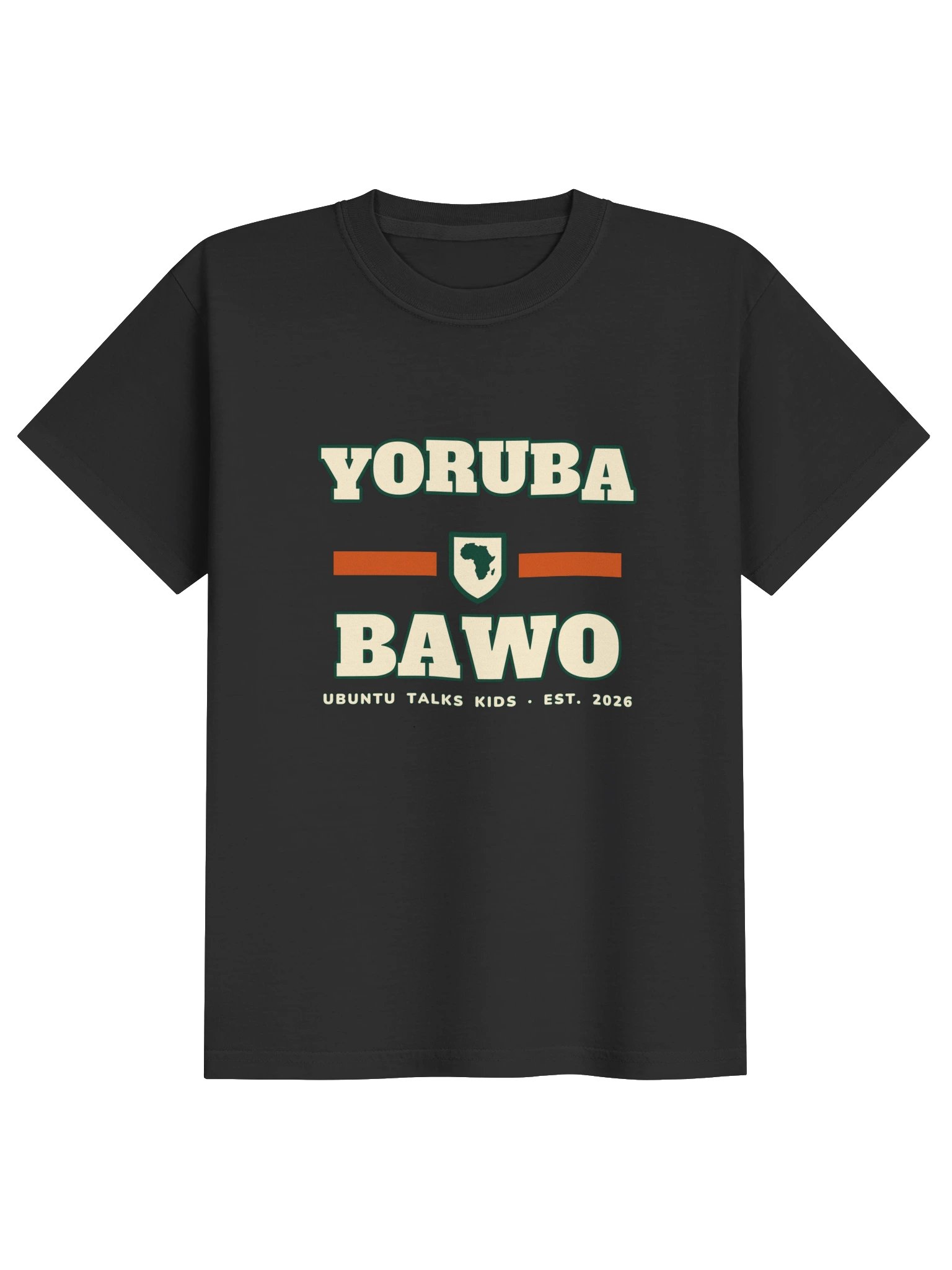 Little Language Club — BAWO | Yoruba Kids Heavyweight Tee product image (1)