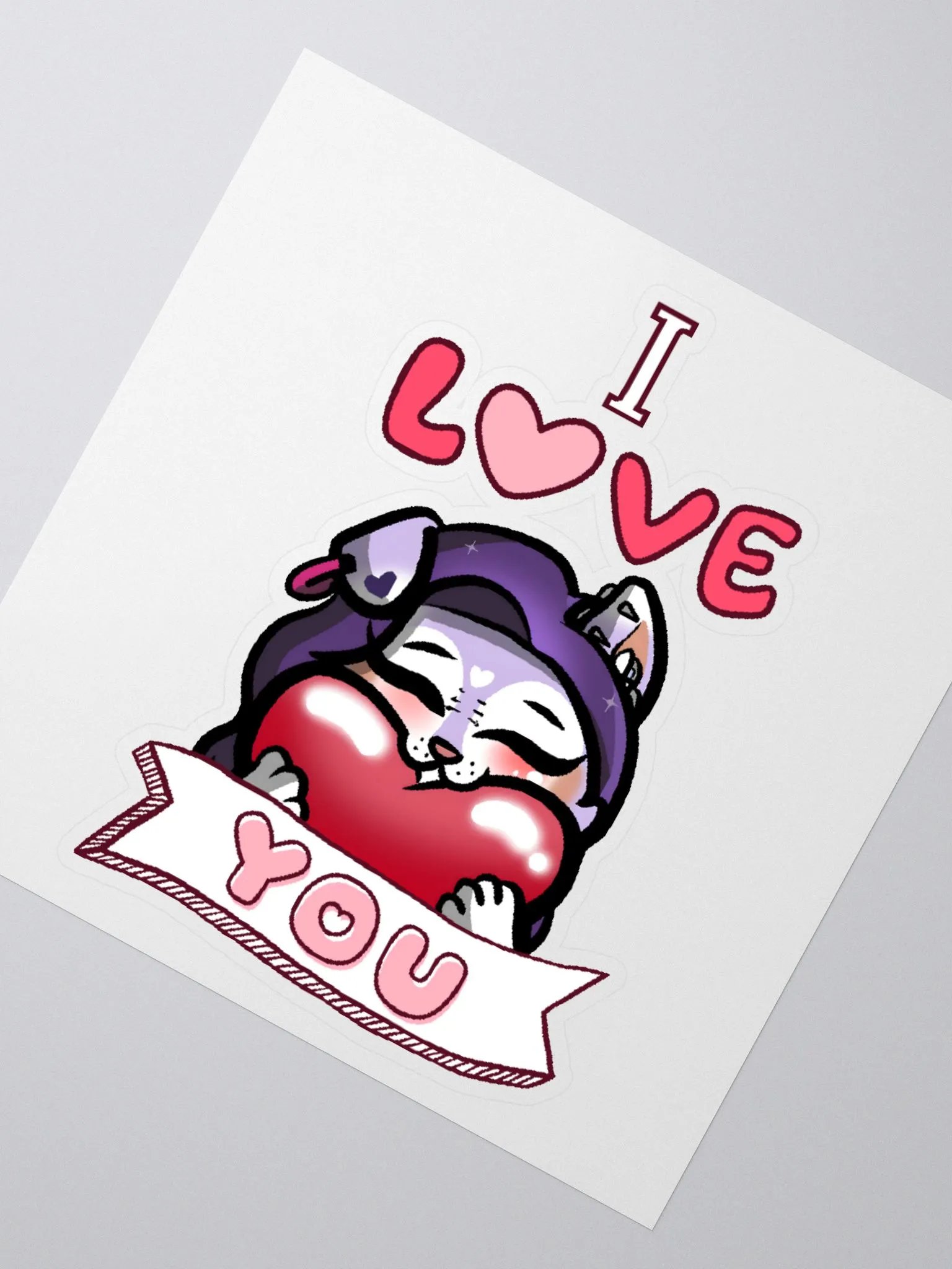 I love you sticker product image (4)
