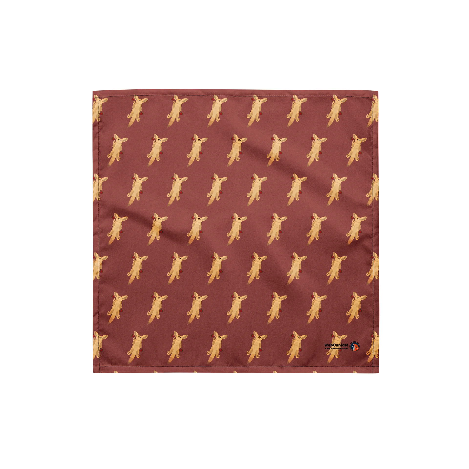 Fennec Fox Strawberry Nap Bandana product image (1)