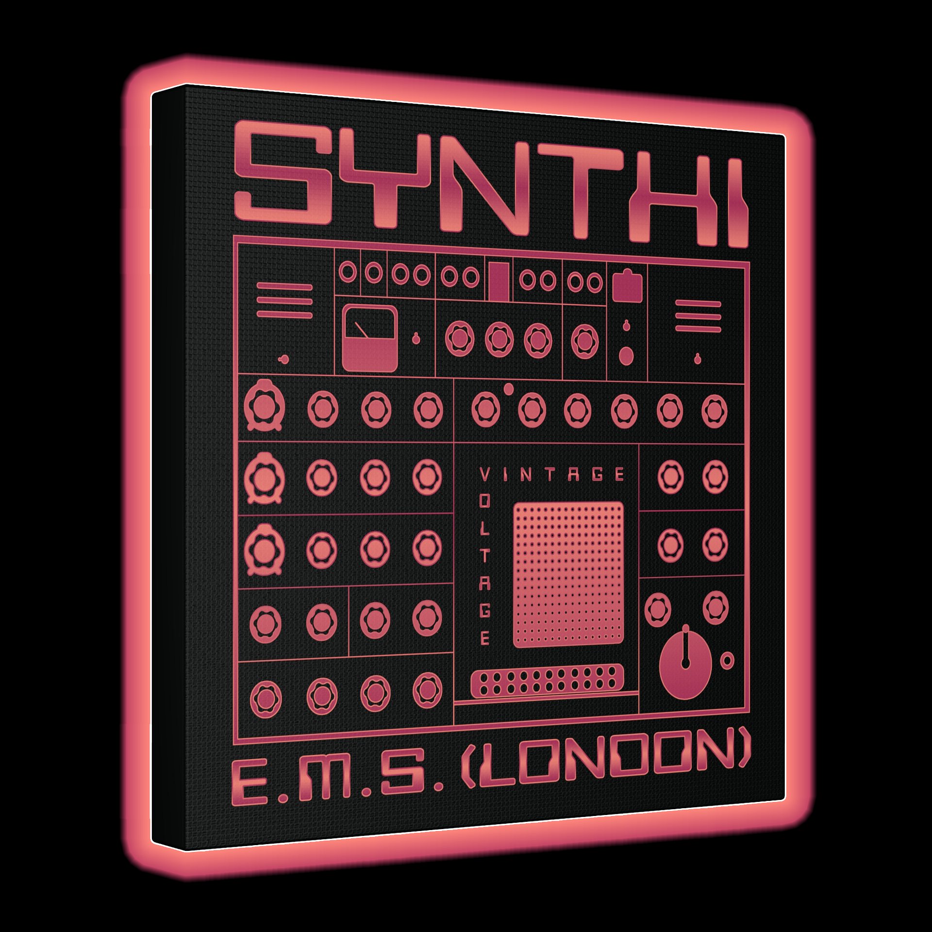 EMS Synthi Canvas Wall Art - AKS VCS3 Electronic Music Studios (Vintage Analog Synthesizer) product image (6)
