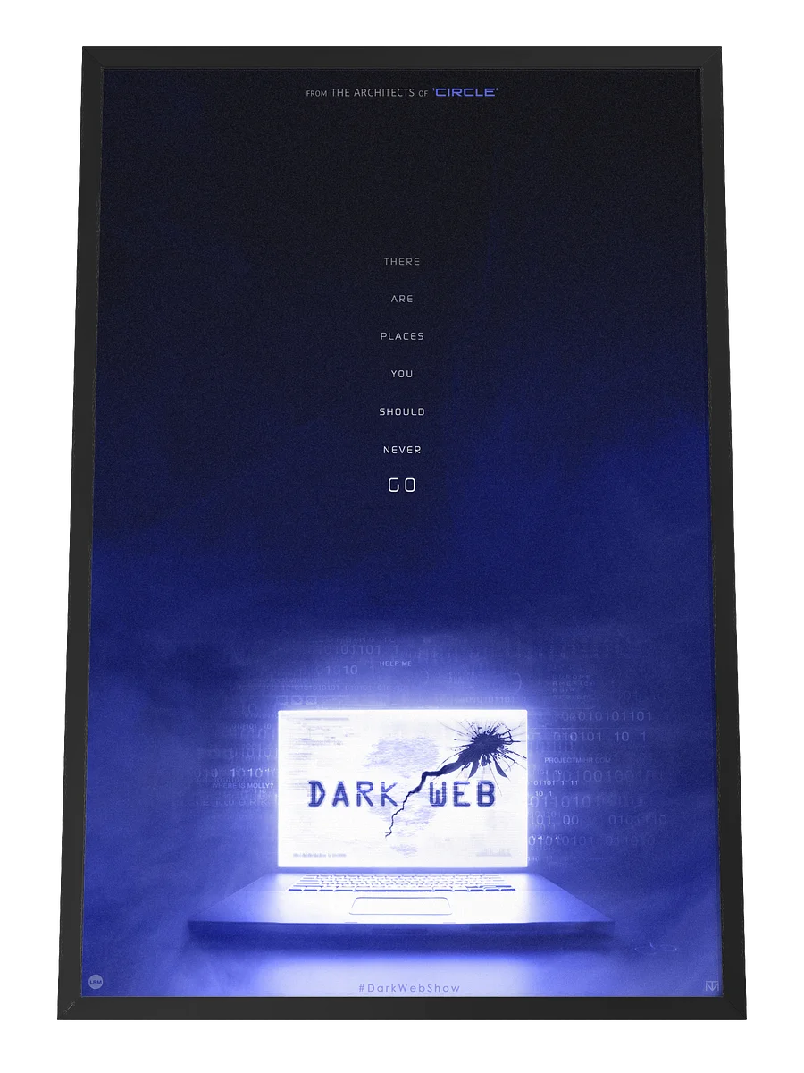 [DARK/WEB]: Teaser Poster (With Picture Frame) product image (1)